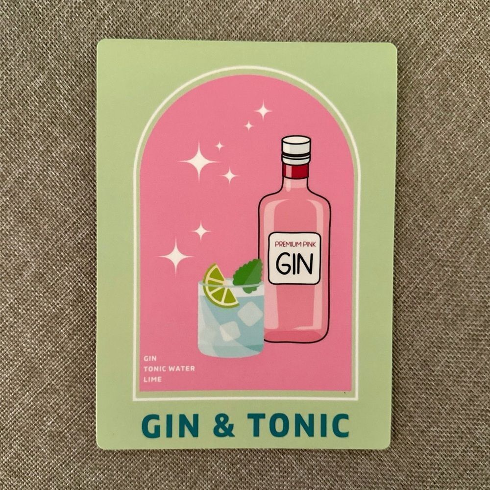Colorful Gin & Tonic Magnet - Picture 2 of 3
